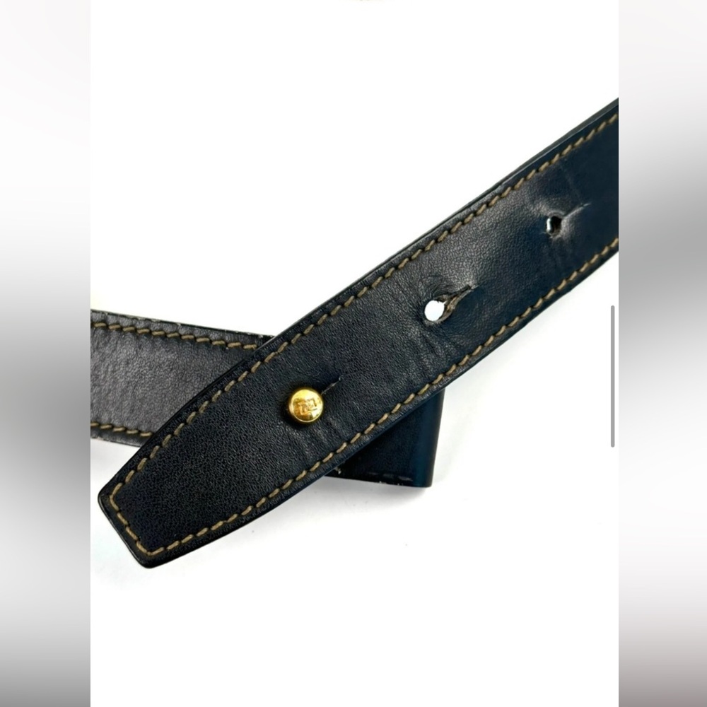 FENDI Pequin Stripe Shoulder Bag Bucket Tote Vintage - Picture 4 of 15